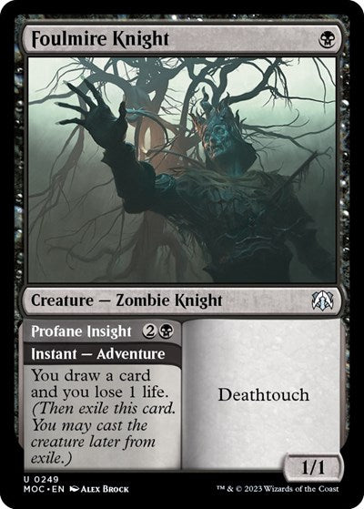 Foulmire Knight (Commander: March of the Machine) Light Play