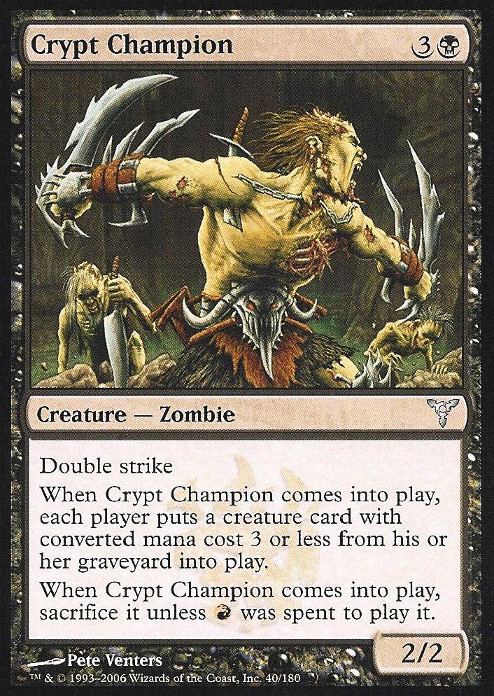 Crypt Champion (Dissension) Light Play