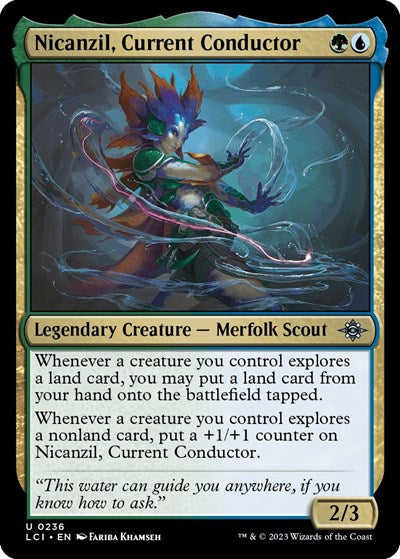 Nicanzil, Current Conductor (The Lost Caverns of Ixalan) Light Play