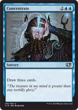 Concentrate (Commander 2014 Edition) Light Play