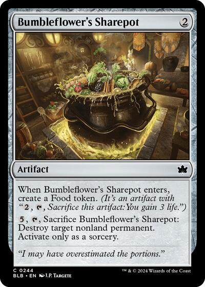 Bumbleflower's Sharepot (Bloomburrow) Light Play Foil