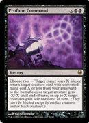 Profane Command (Duel Decks: Ajani vs Nicol Bolas) Damaged / Poor