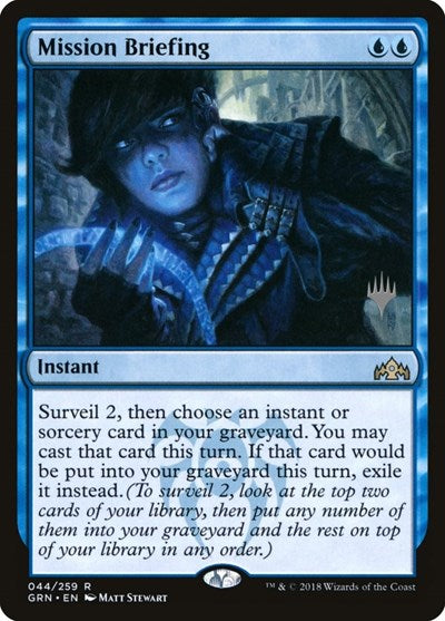 Mission Briefing (Promo Pack: Theros Beyond Death) Light Play Foil
