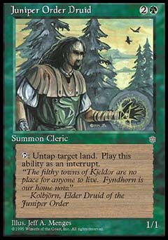 Juniper Order Druid (Ice Age) Light Play