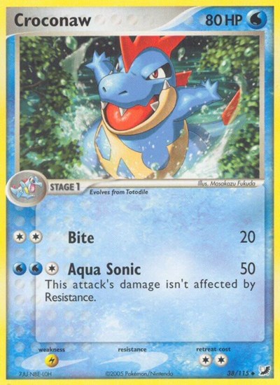 Croconaw (Unseen Forces) Medium Play