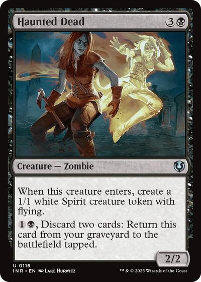 Haunted Dead (Innistrad Remastered) Light Play