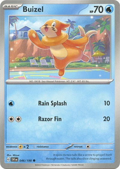 Buizel (Scarlet and Violet: Base Set) Light Play