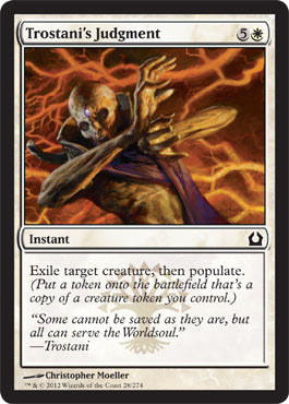 Trostani's Judgment (Return to Ravnica) Light Play