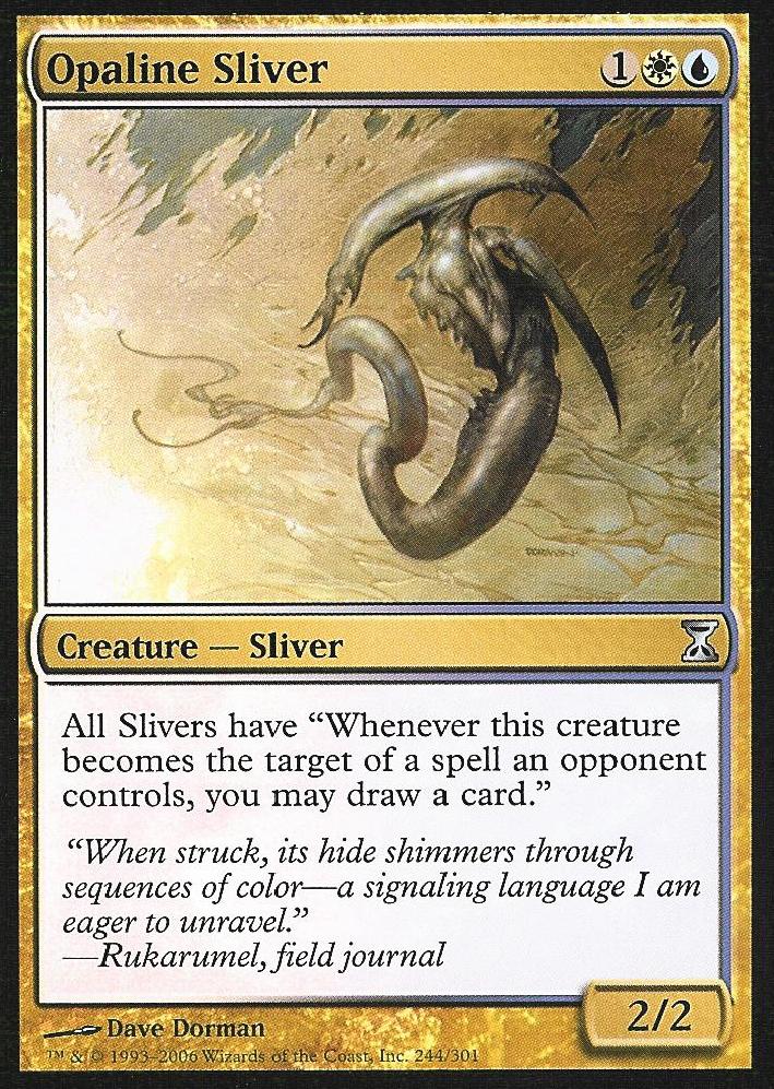 Opaline Sliver (Time Spiral) Heavy Play