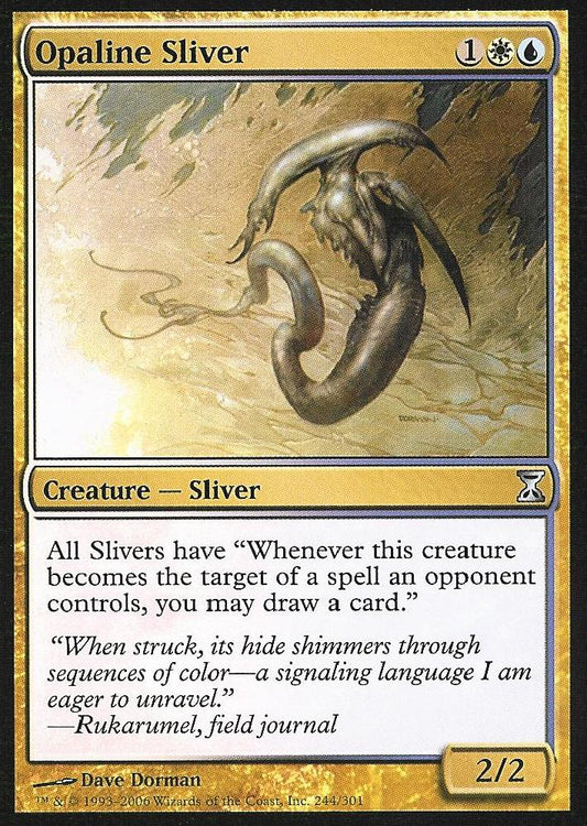 Opaline Sliver (Time Spiral) Heavy Play