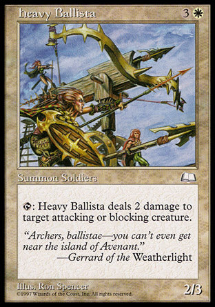 Heavy Ballista (Weatherlight) Light Play