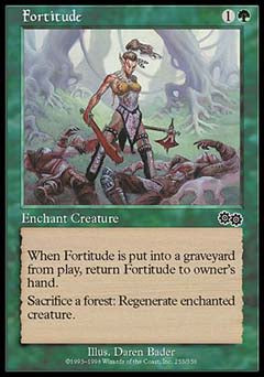 Fortitude (Urza's Saga) Light Play