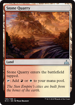 Stone Quarry (Rivals of Ixalan) Light Play