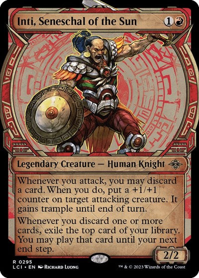 Inti, Seneschal of the Sun (Showcase) (The Lost Caverns of Ixalan) Light Play