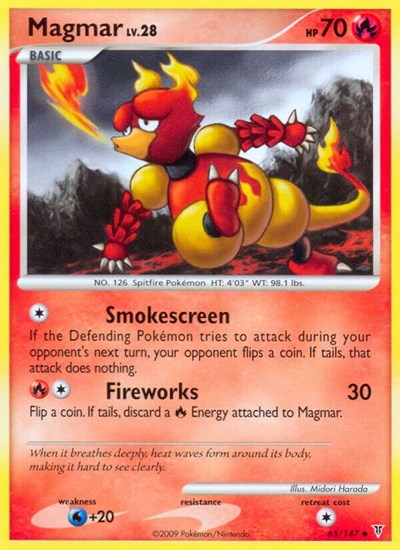 Magmar (Supreme Victors) Heavy Play