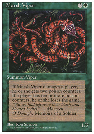 Marsh Viper (4th Edition) Light Play