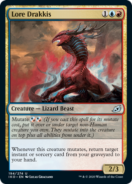 Lore Drakkis (Ikoria: Lair of Behemoths) Light Play Foil