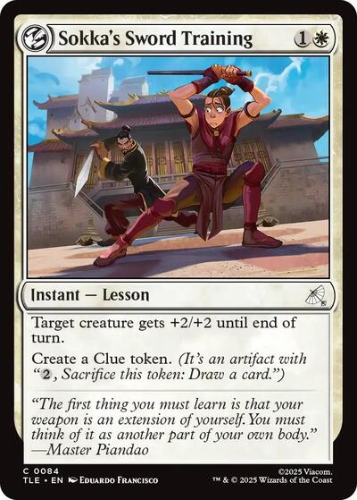 Sokka's Sword Training (Avatar: The Last Airbender: Eternal-Legal) Light Play Foil
