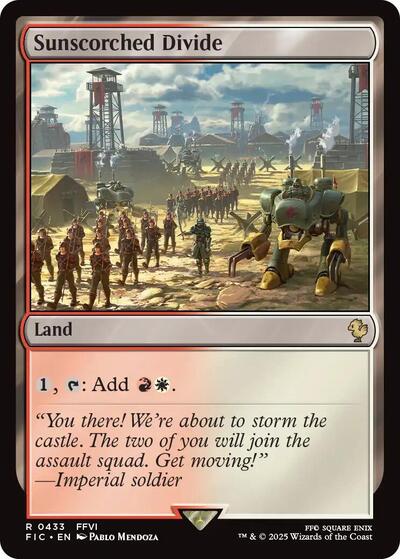 Sunscorched Divide (Commander: FINAL FANTASY) Light Play