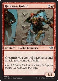Hellraiser Goblin (Duel Decks: Speed vs Cunning) Light Play