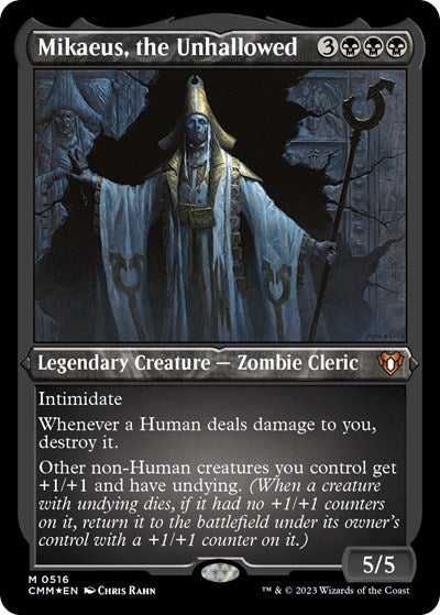 Mikaeus, the Unhallowed (Foil Etched) (Commander Masters) Near Mint Foil