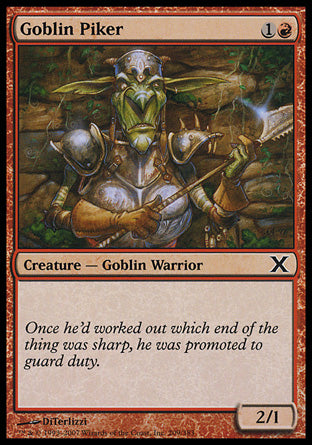 Goblin Piker (10th Edition) Damaged / Poor