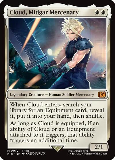 Cloud, Midgar Mercenary (Universes Beyond: FINAL FANTASY) Light Play