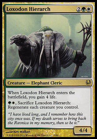 Loxodon Hierarch (Duel Decks: Ajani vs Nicol Bolas) Light Play
