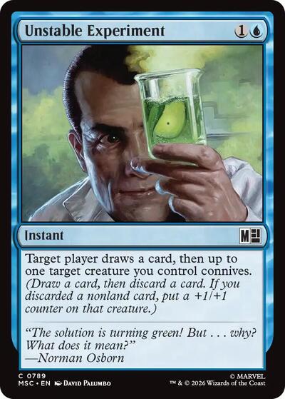 Unstable Experiment (Commander: Marvel Super Heroes) Light Play