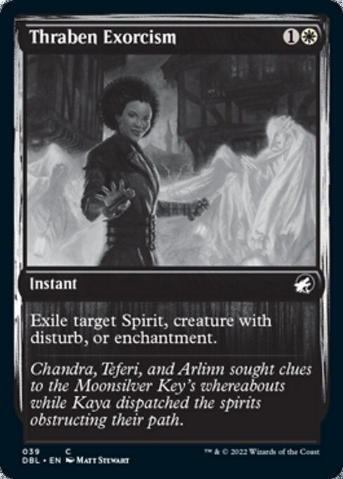 Thraben Exorcism (Innistrad: Double Feature) Light Play