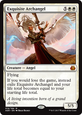 Exquisite Archangel (Aether Revolt) Light Play Foil