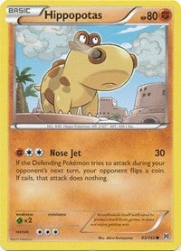 Hippopotas (XY - BREAKthrough) Light Play Reverse Holofoil