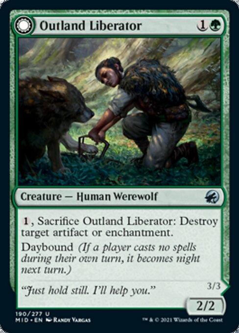 Outland Liberator / Frenzied Trapbreaker (Innistrad: Midnight Hunt) Light Play