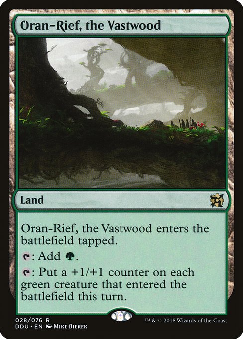 Oran-Rief, the Vastwood (Duel Decks: Elves vs Inventors) Medium Play