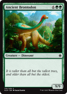 Ancient Brontodon (Ixalan) Light Play