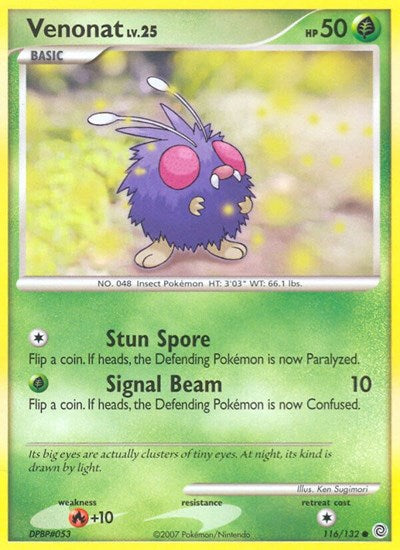 Venonat (Secret Wonders) Light Play