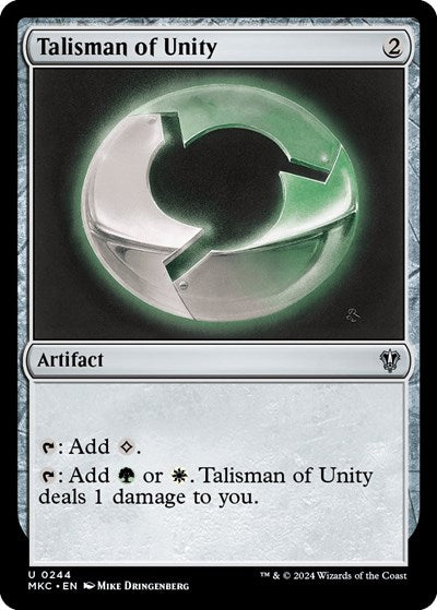 Talisman of Unity (Commander: Murders at Karlov Manor) Light Play