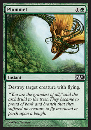 Plummet (Magic 2011 Core Set) Light Play