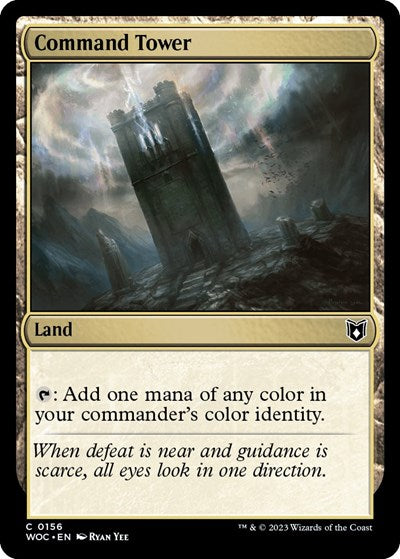 Command Tower (Commander: Wilds of Eldraine) Light Play