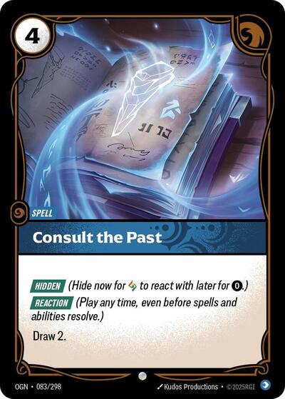 Consult the Past (Origins) Light Play Foil
