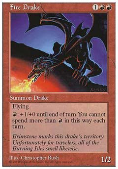 Fire Drake (5th Edition) Light Play