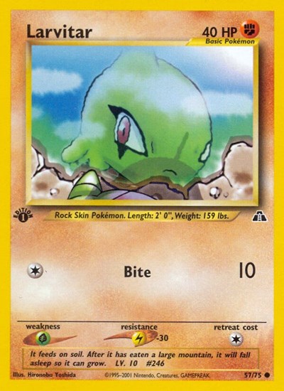 Larvitar (Neo Discovery) Heavy Play Unlimited