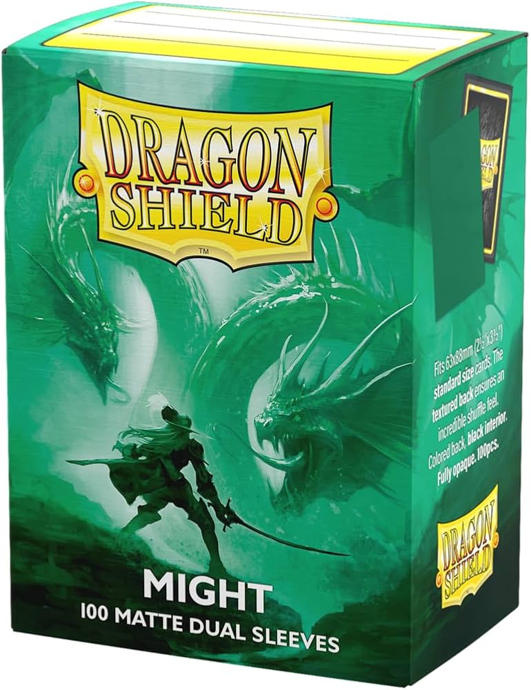 Dragon Shield Dual Matte Standard Sleeves - Might (100-Pack) - Dragon Shield Card Sleeves