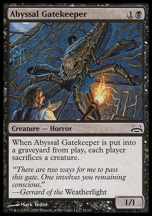 Abyssal Gatekeeper (Duel Decks: Divine vs Demonic) Light Play