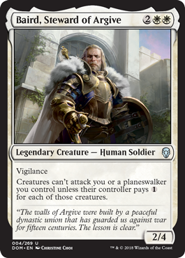 Baird, Steward of Argive (Dominaria) Light Play Foil