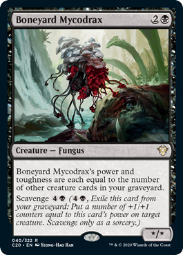 Boneyard Mycodrax (Commander 2020 Ikoria) Light Play