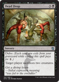 Dead Drop (Khans of Tarkir) Light Play