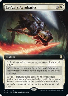 Lae'zel's Acrobatics (Extended Art) (Commander Legends: Battle for Baldur's Gate) Medium Play