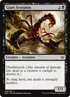 Giant Scorpion (Duel Decks: Nissa vs Ob Nixilis) Light Play