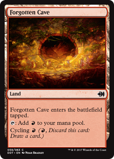 Forgotten Cave (Duel Decks: Merfolk vs Goblins) Heavy Play